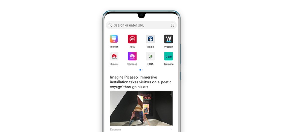 Przeglądarka Huawei - Huawei Mobile Services