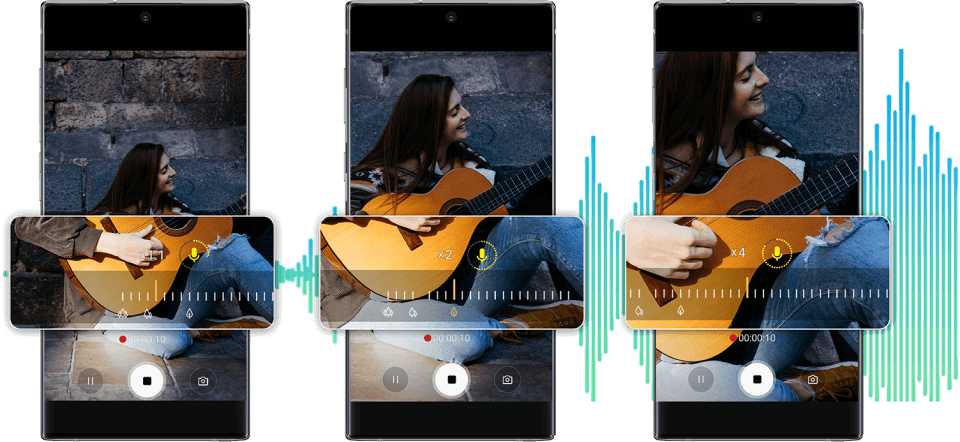 Zoom mikrofonowy w Galaxy Note10|10+