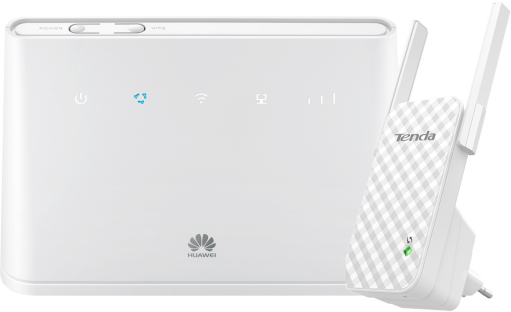 Huawei B310 LTE + Wzmacniacz sieci Tenda A9