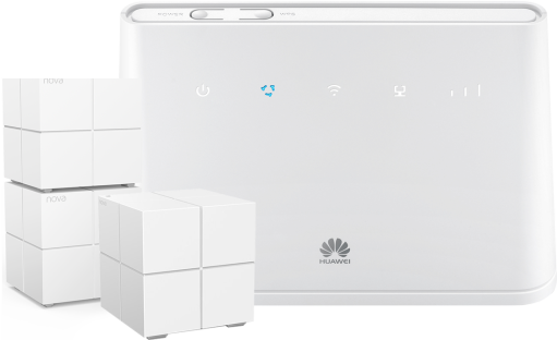 Huawei B310 + System Wi-Fi Tenda Nova MW6 (3pak)
