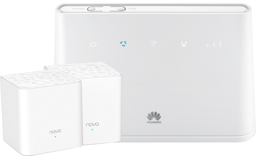 Huawei B311 LTE + System Wi-Fi Tenda Nova MW3 (2pak)