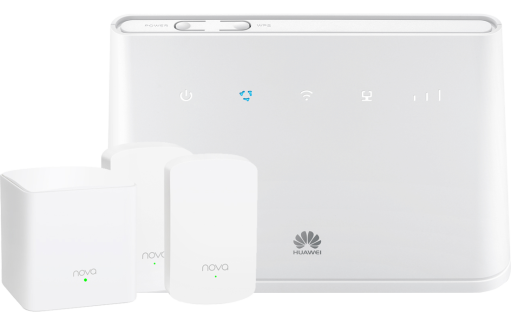 Huawei B311 + System Wi-Fi Tenda Nova MW5 (3pak)