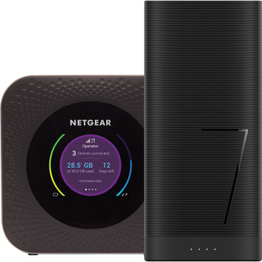 NETGEAR MR1100 + powerbank Huawei