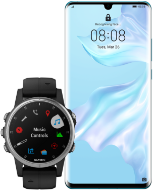 Huawei P30 PRO + Garmin fenix 5s Plus