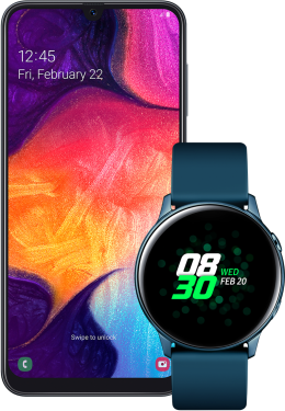 samsung a50 compatible with galaxy watch