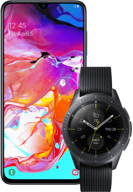 Samsung Galaxy A70 + Galaxy Watch 42mm