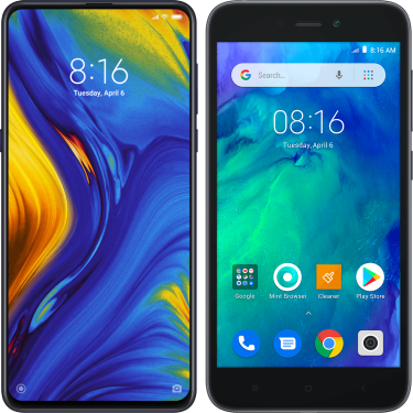 Xiaomi Mi Mix 3 + Redmi Go