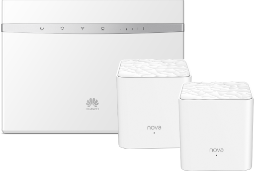 Huawei B525 + Tenda Nova MW3 (2 szt.)