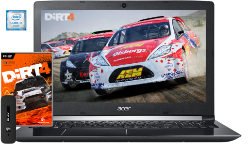 Acer Aspire 5 + modem + DIRT 4