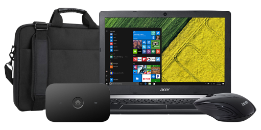 Acer Aspire 5 + router E5573Cs