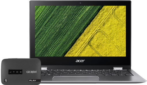 Acer Spin 1 + router LinkZone
