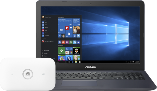 ASUS E502 + router E5573Cs