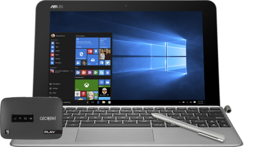 ASUS T102HA + router LinkZone