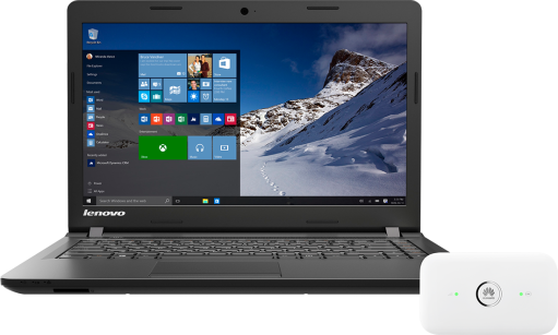 Lenovo IdeaPad 100 500 GB + router LTE