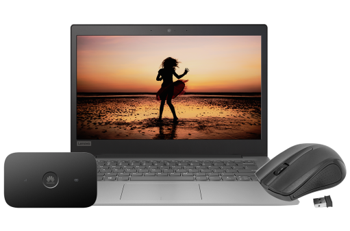 Lenovo IdeaPad 120S + Router Huawei E5573Cs