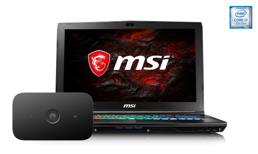 MSI LEOPARD i7 + router E5573Cs