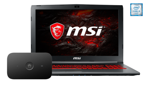 MSI GV62 7RD i5 + router E5573Cs