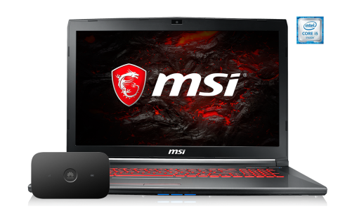 MSI GV72 7RD i5 + router E5573Cs