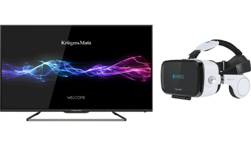 Kruger&Matz Telewizor 48'' + VR