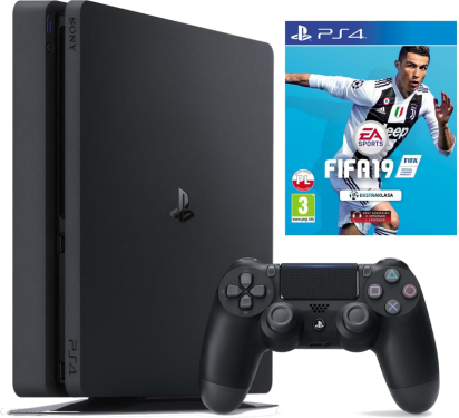 Sony PlayStation 4 Slim + Fifa 19
