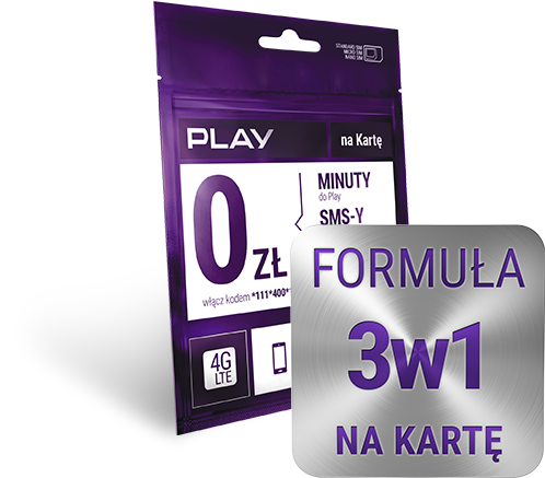 FORMUŁA PLAY NA KARTĘ 5ZŁ