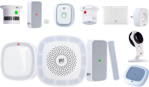 Zestaw bezpieczny dom 9 czujników + router