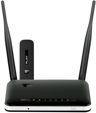 D-Link DWR 116 + modem Huawei E3372 LTE