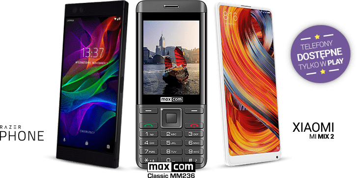 HUAWEI Mate10 lite, LG K10 i Samsung Galaxy J5 bez abonamentu w PLAY