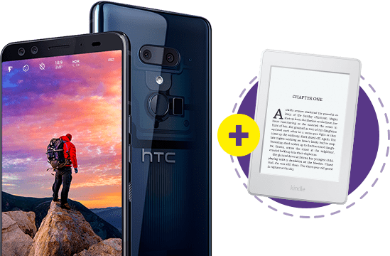 HTC U12+ i czytnik ebooków Kindle