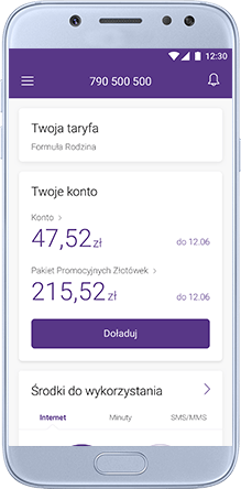 Ekran aplikacji pierwszy