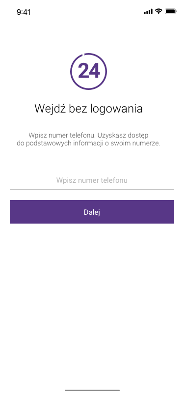 Wejście bez logowania
