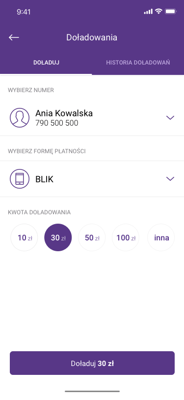 Doładowania