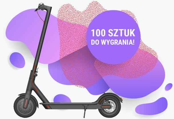 Hulajnoga Xiaomi - 100 sztuk do wygrania!