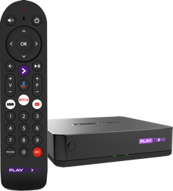 Zdjęcie zestawu PLAY NOW TV BOX (dekoder + pilot)