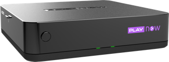 Zdjęcie dekodera wchodzącego w skład zestawu PLAY NOW TV BOX