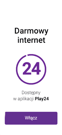 Ekran usług i pakietów aplikacji Play24