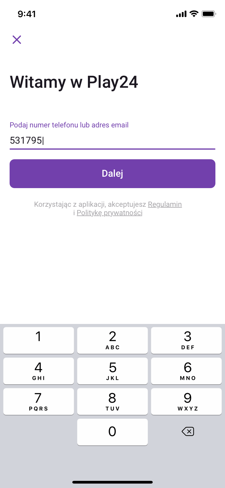 Wejście bez konta