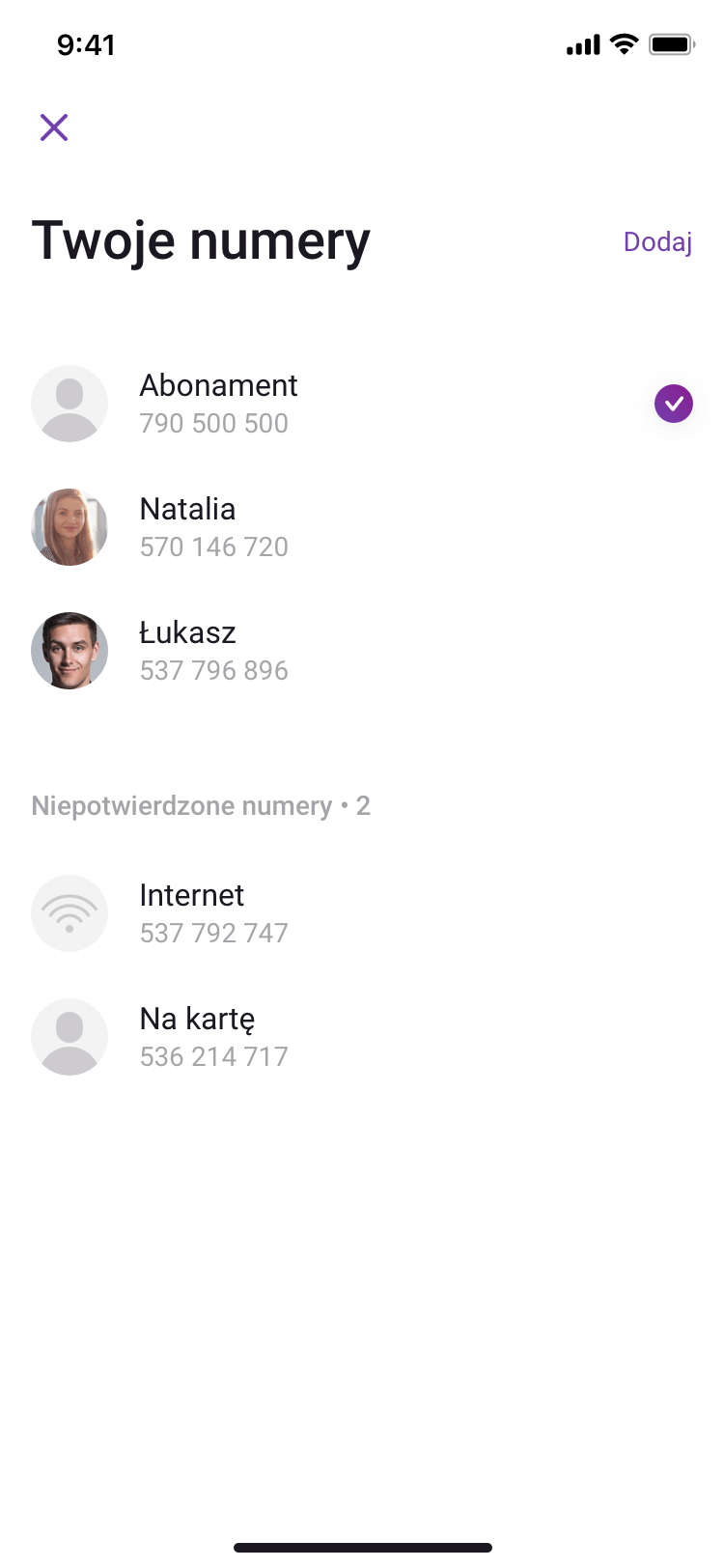 Zarządzanie numerami