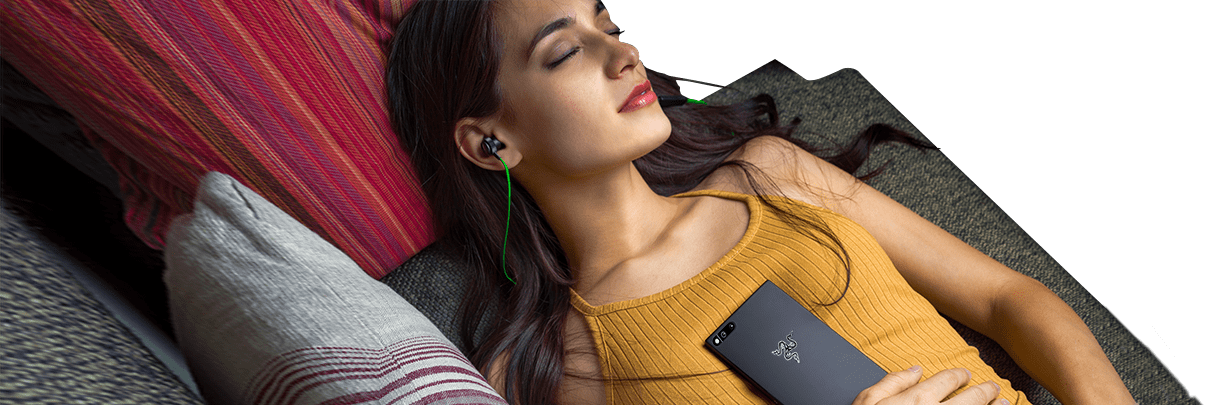 Słuchaj krystalicznego dźwięku na telefonie Razer